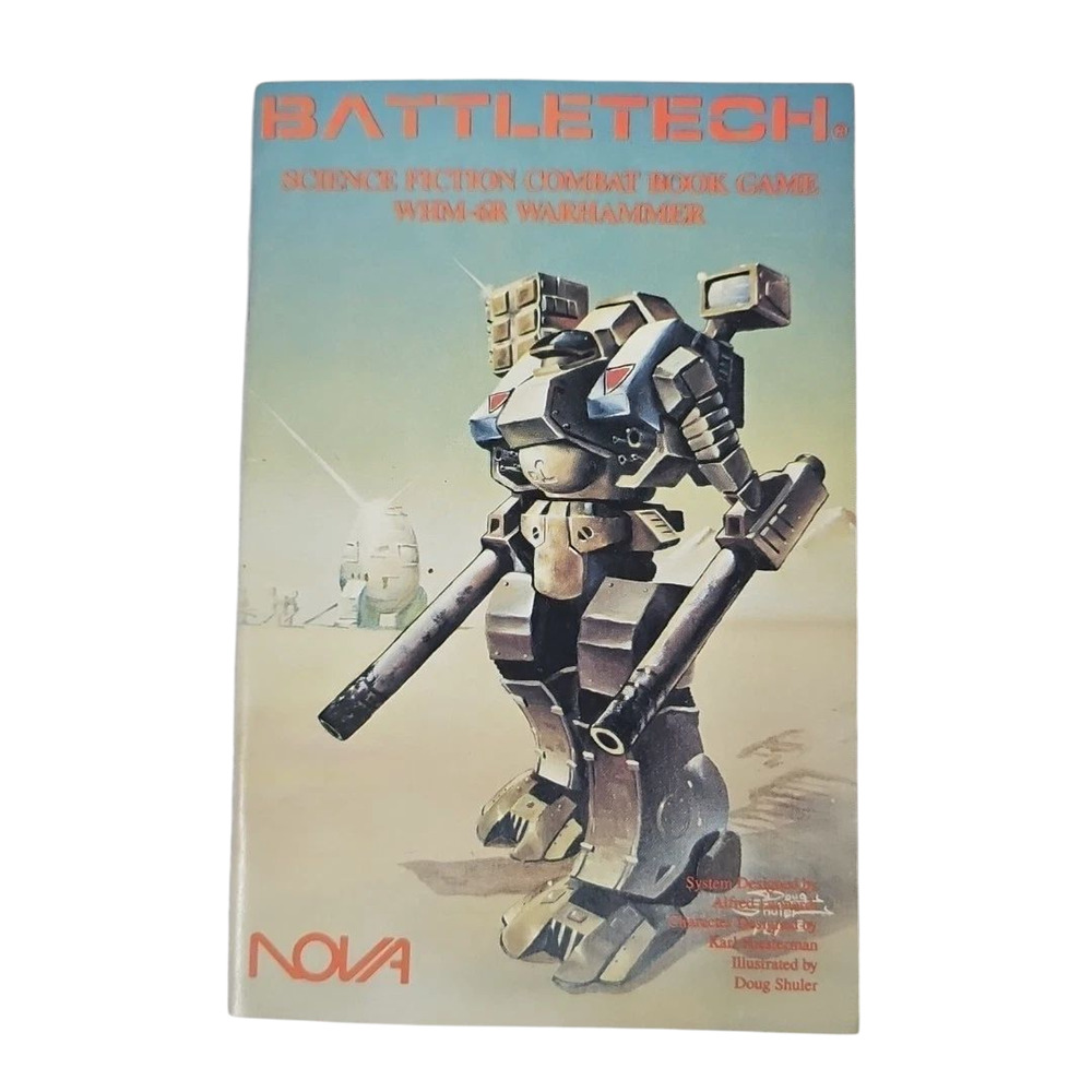 NOVA Battletech Book Game WHM-6R Warhammer VG+